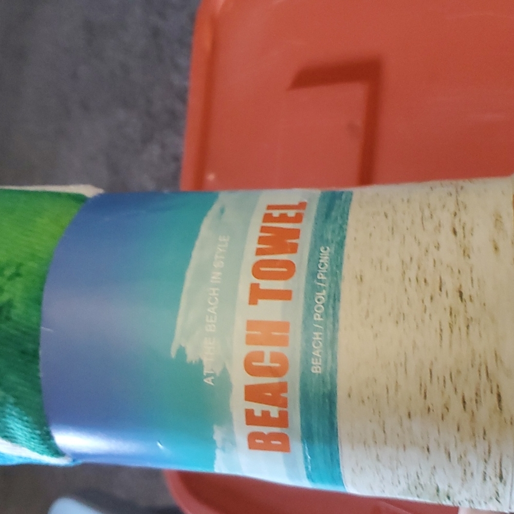 New Zebra round Beach towel for 2